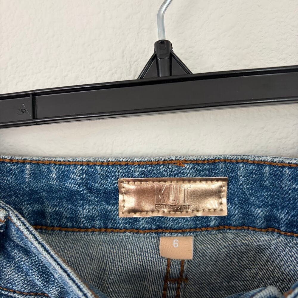 KUT From the Kloth Sienna Wide Leg Cuffed Jeans (6) - Picture 4 of 8